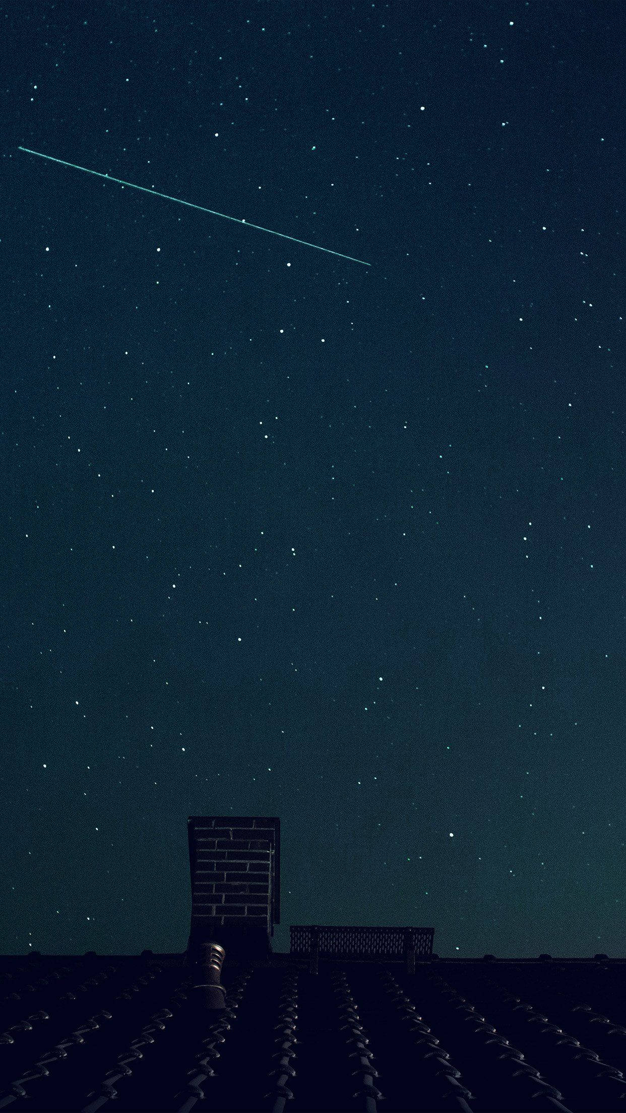 流星の青空 壁紙