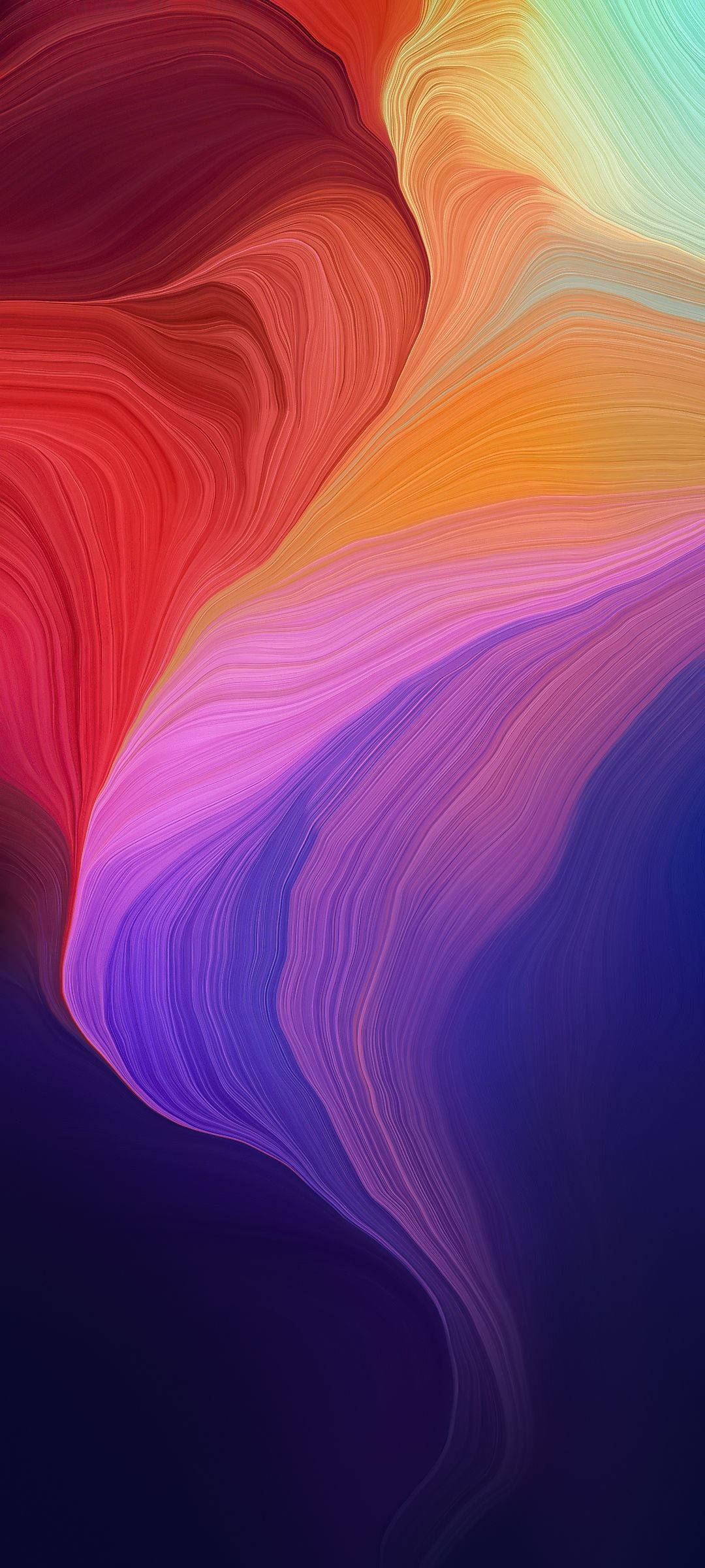 混色顔料 Vivo V20 壁紙