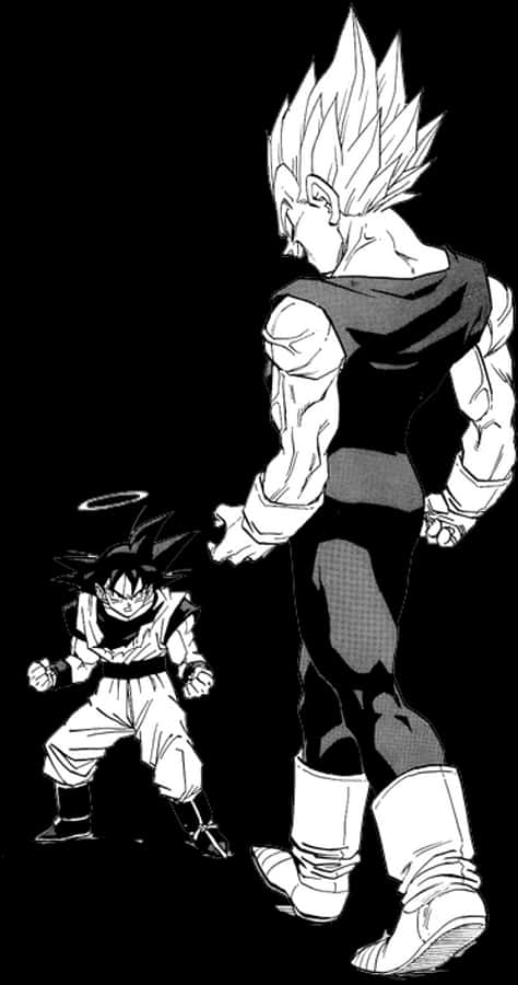 漫画_対決_二人のキャラクター 壁紙