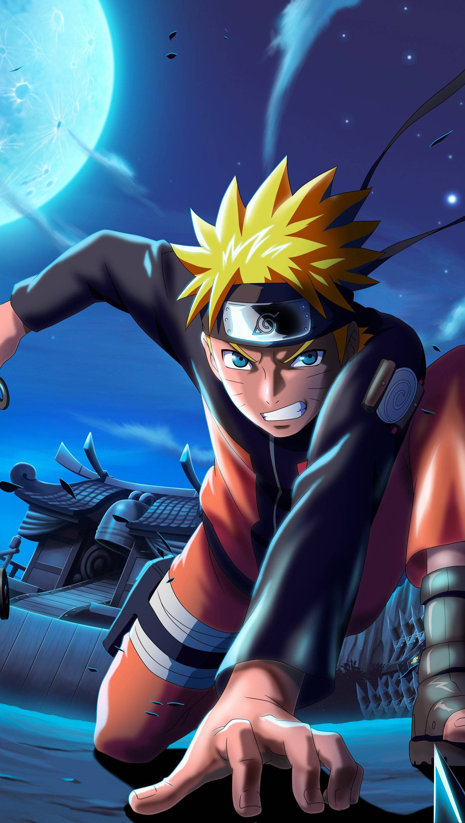 激しい月光の戦い - NARUTOモバイル 4K 壁紙