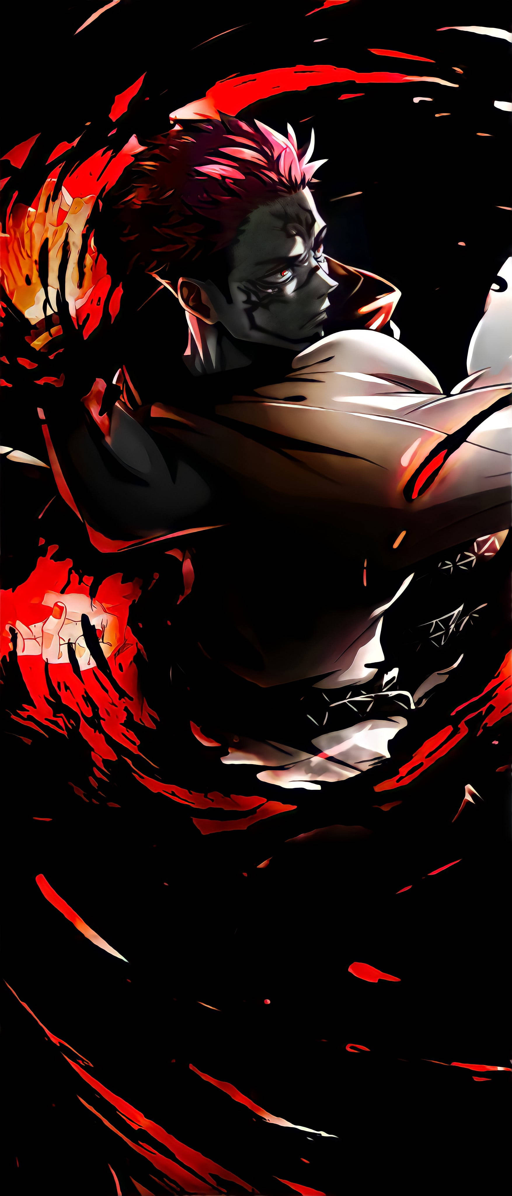 炎のスクナ ファンアート 壁紙