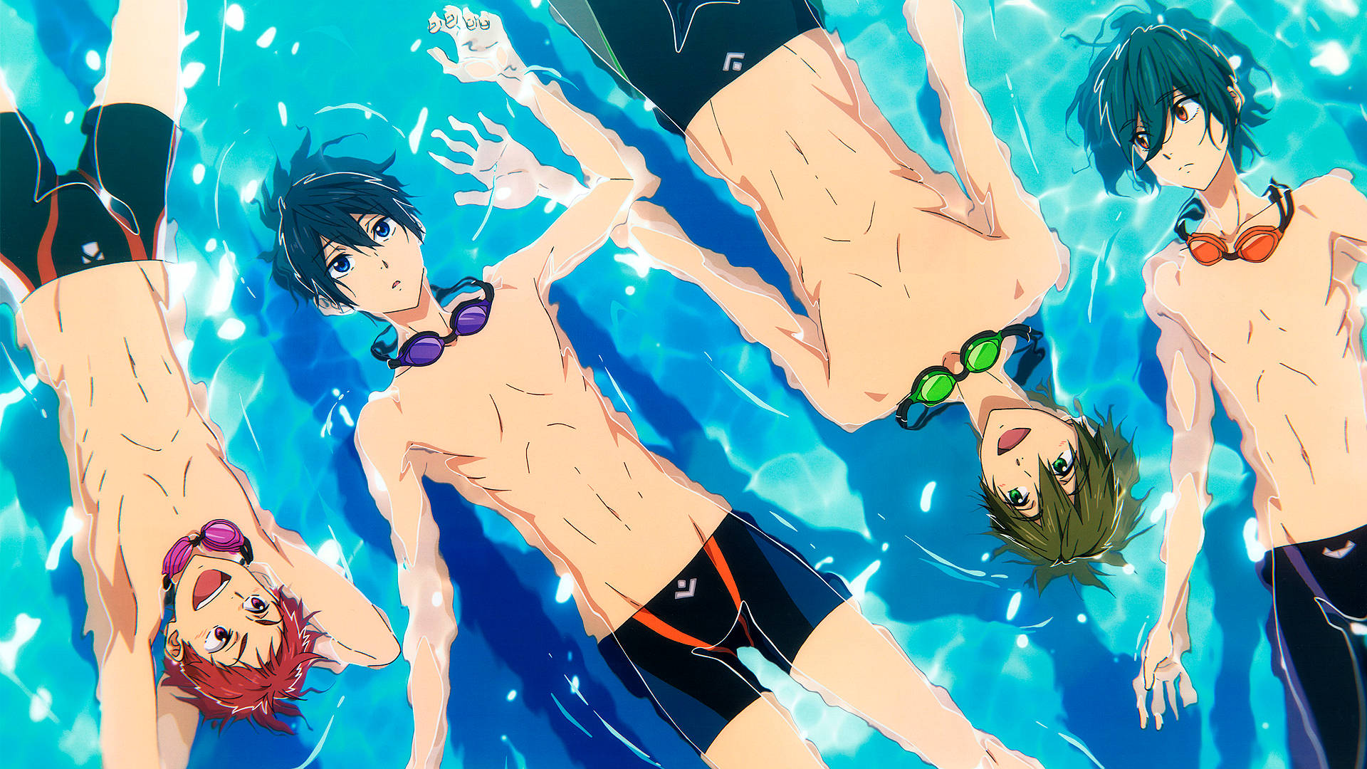 無料アニメPFP プールに浮かぶ 壁紙