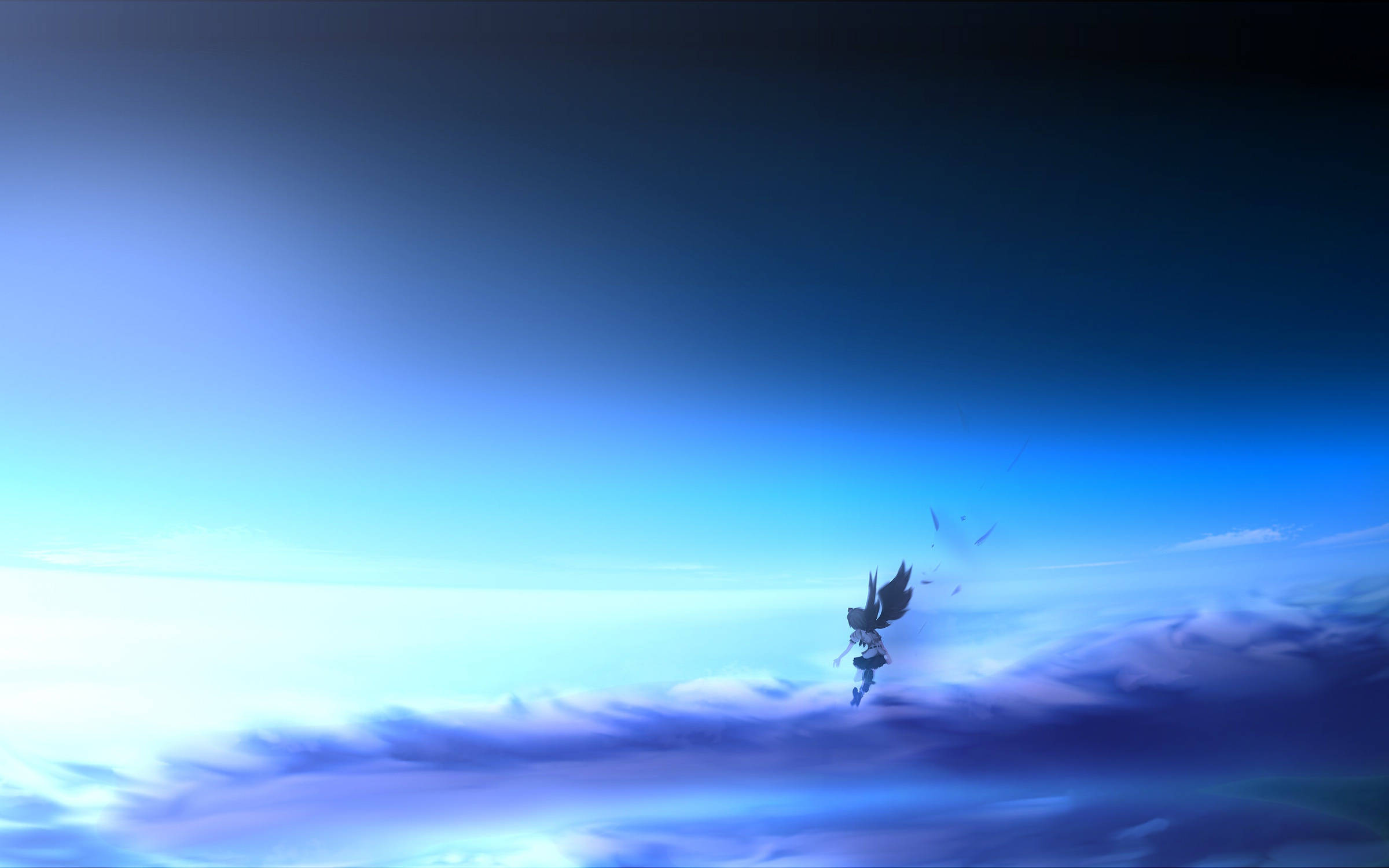 無著作権アニメ天使 壁紙