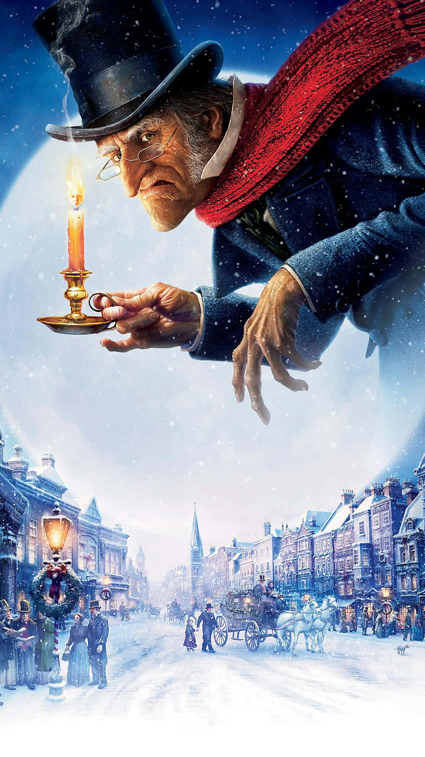 照らされたクリスマス・キャロル 壁紙