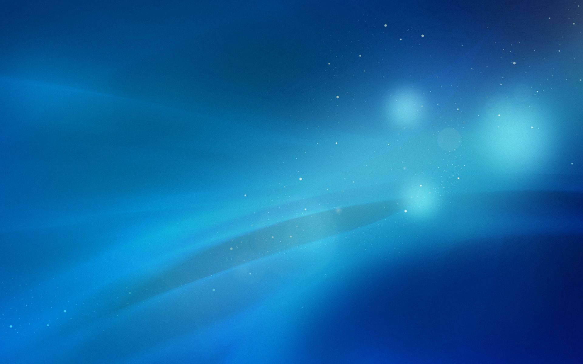 青い背景に星のように輝く青い光の線と輝くスポット