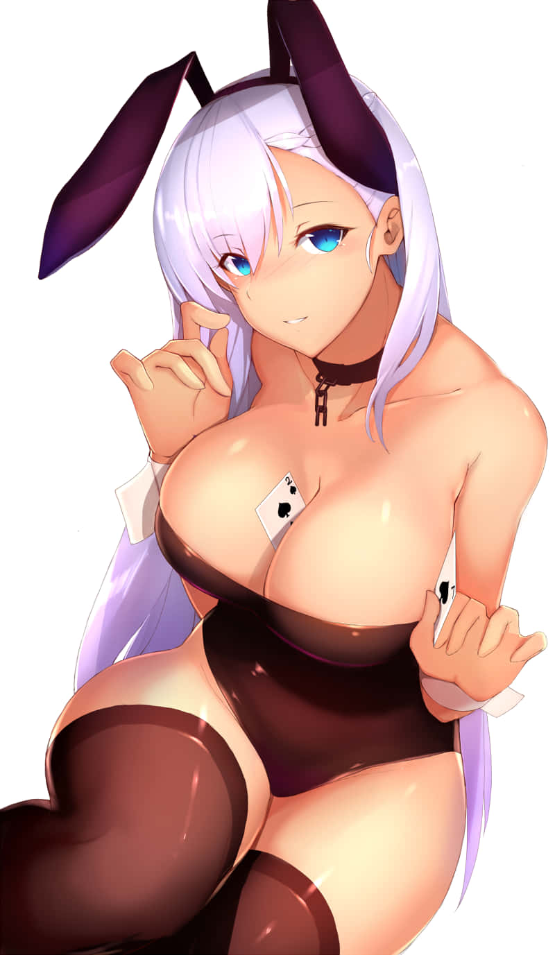 熱いアニメバニーガールカード 壁紙
