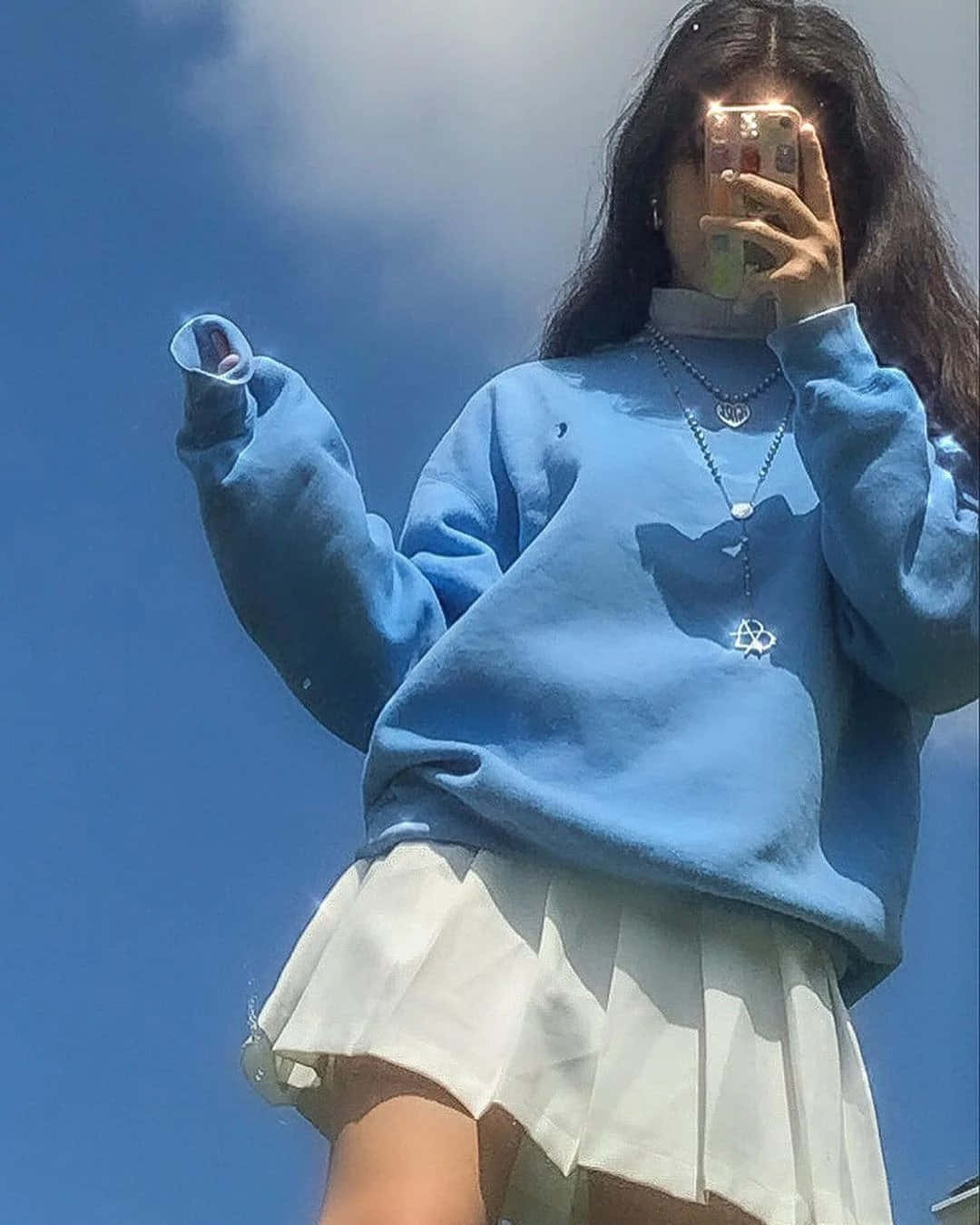 物思いにふける夢見る少女 壁紙