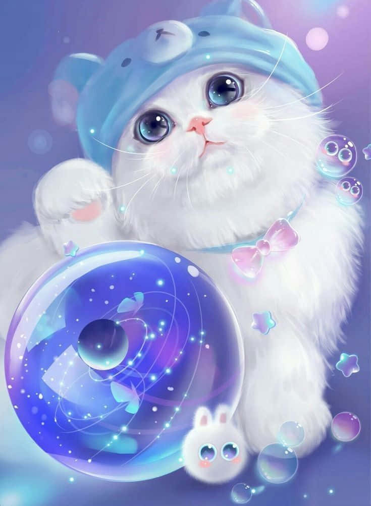 猫アニメ - 遊び心と冒険がいっぱい！ 壁紙