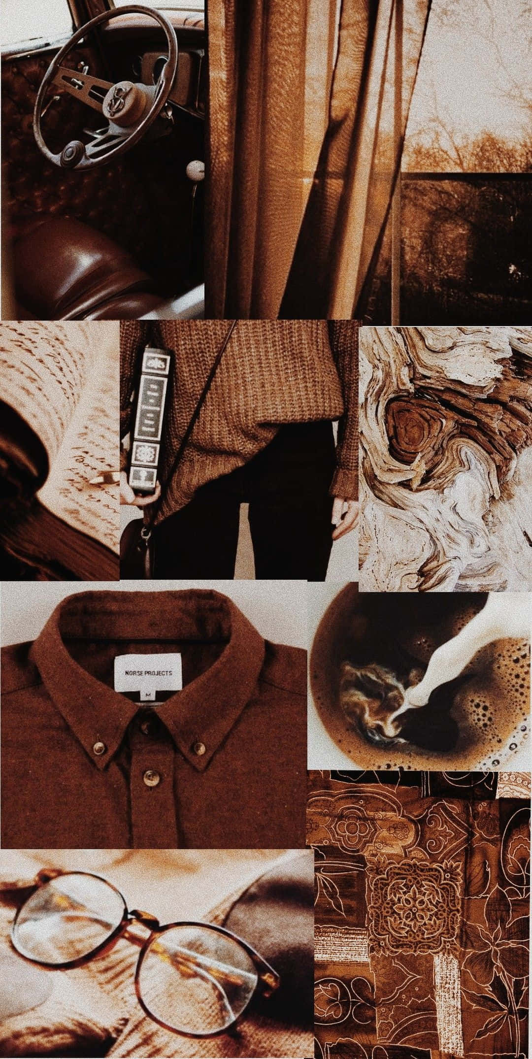 男性と女性の写真のコラージュ 壁紙
