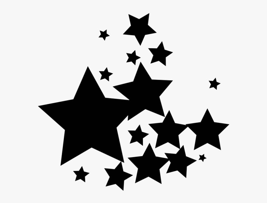 異なる形の黒い星 壁紙
