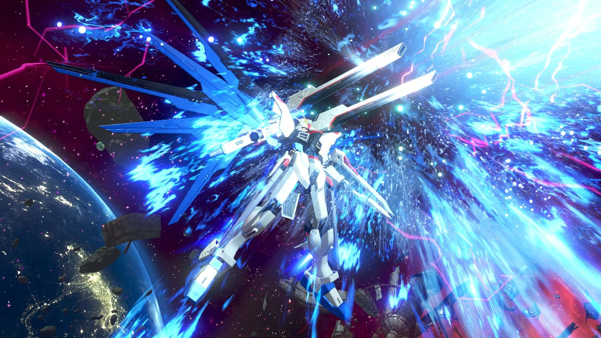 白いガンダムのデスクトップ 壁紙