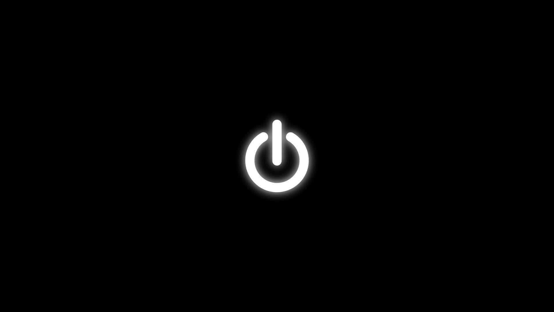 白いネオンの電源オフ 壁紙