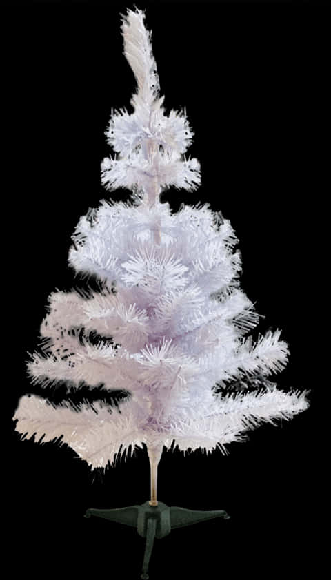 白い人工クリスマスツリー 壁紙
