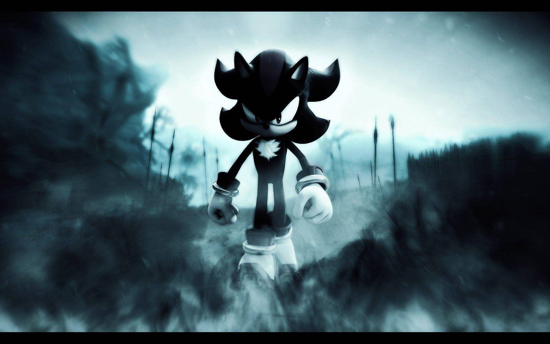 白黒セガ シャドウ・ザ・ヘッジホッグ PFP 壁紙