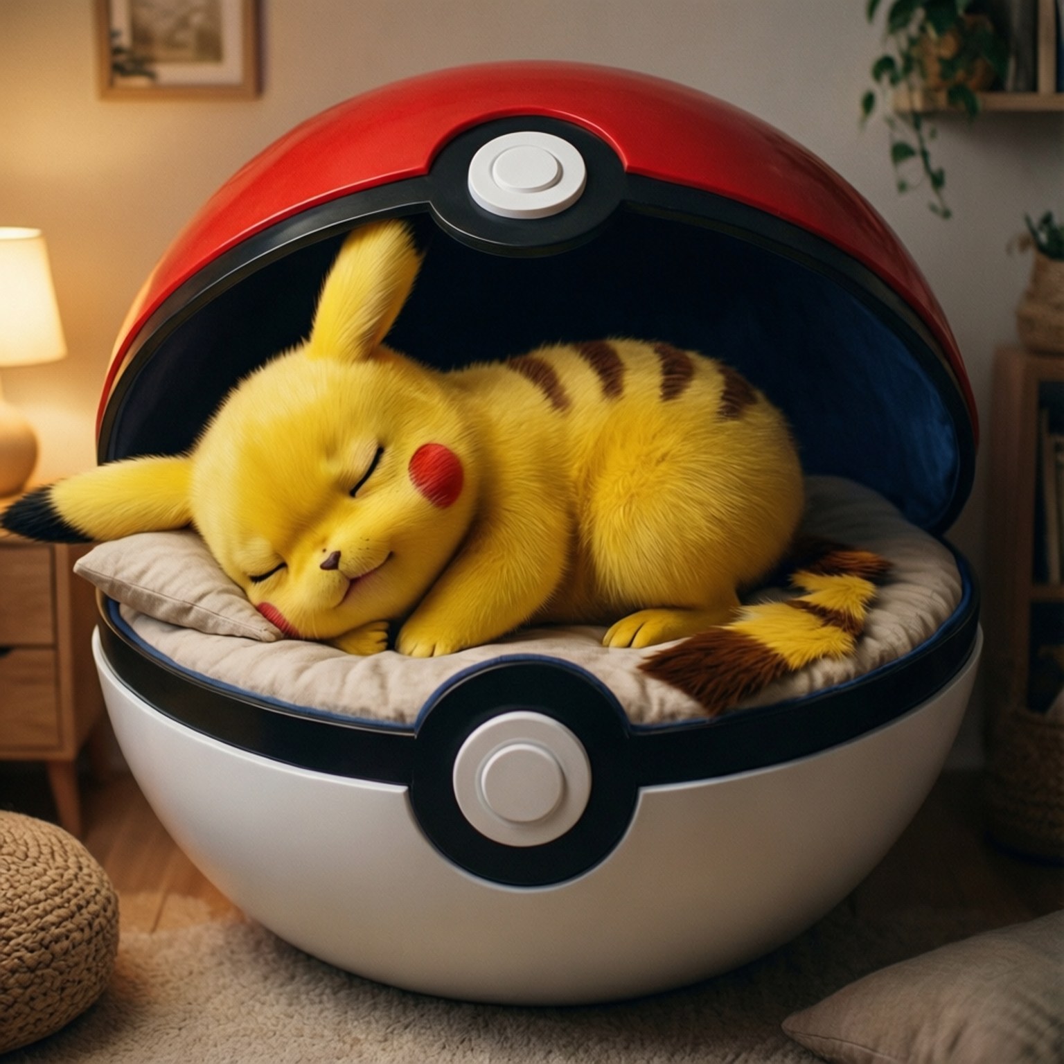 眠るピカチュウ 壁紙