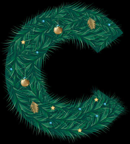 祝祭のクリスマスリースグラフィック 壁紙