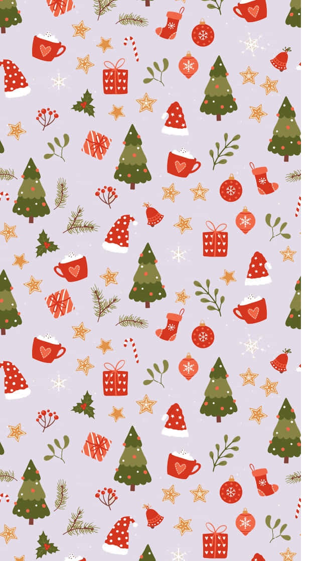 祝祭の喜びを広げる、華やかなレッドクリスマス！ 壁紙