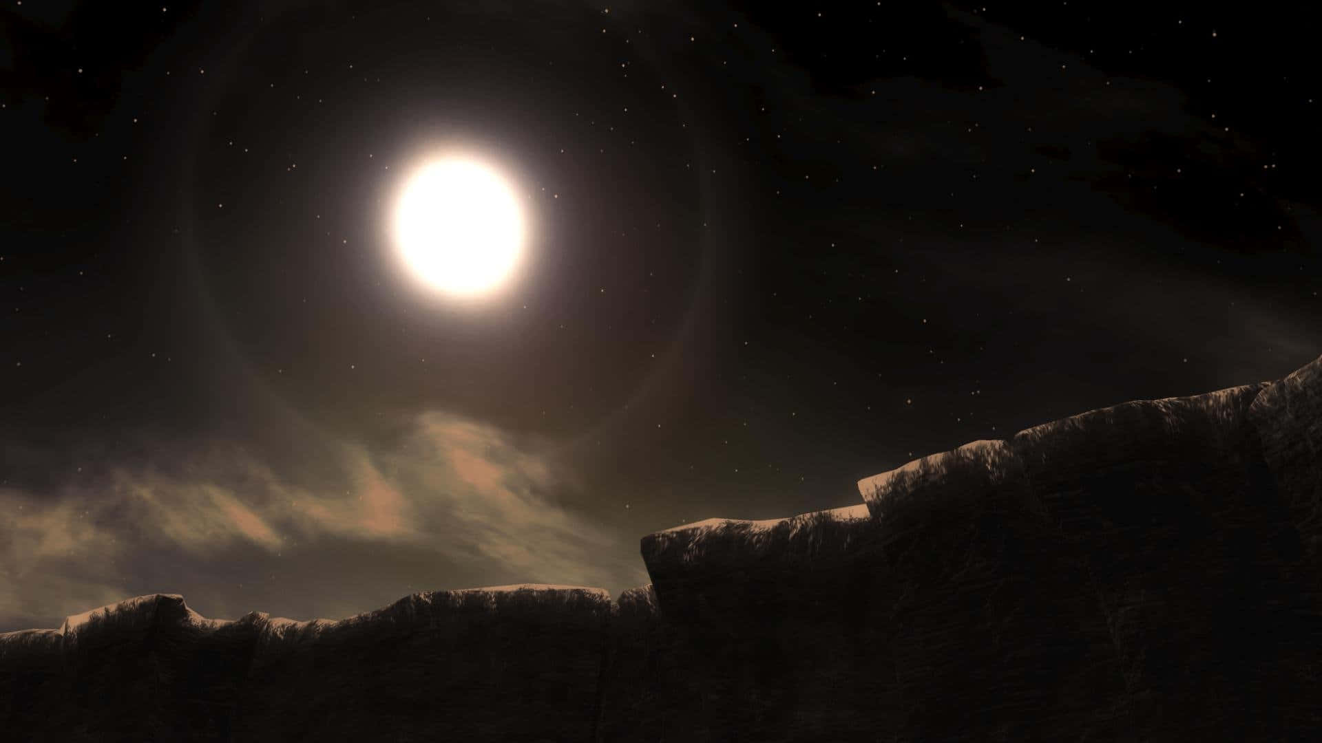 神秘的なダークテーマ背景 壁紙