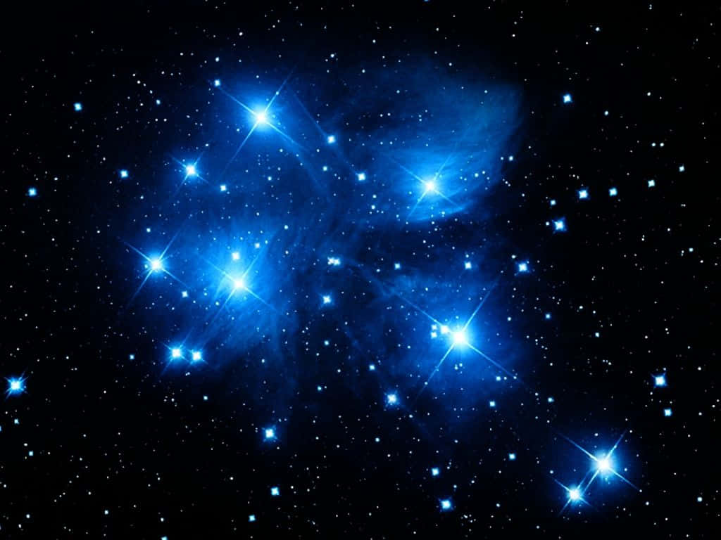 神秘的な暗青色の星 壁紙