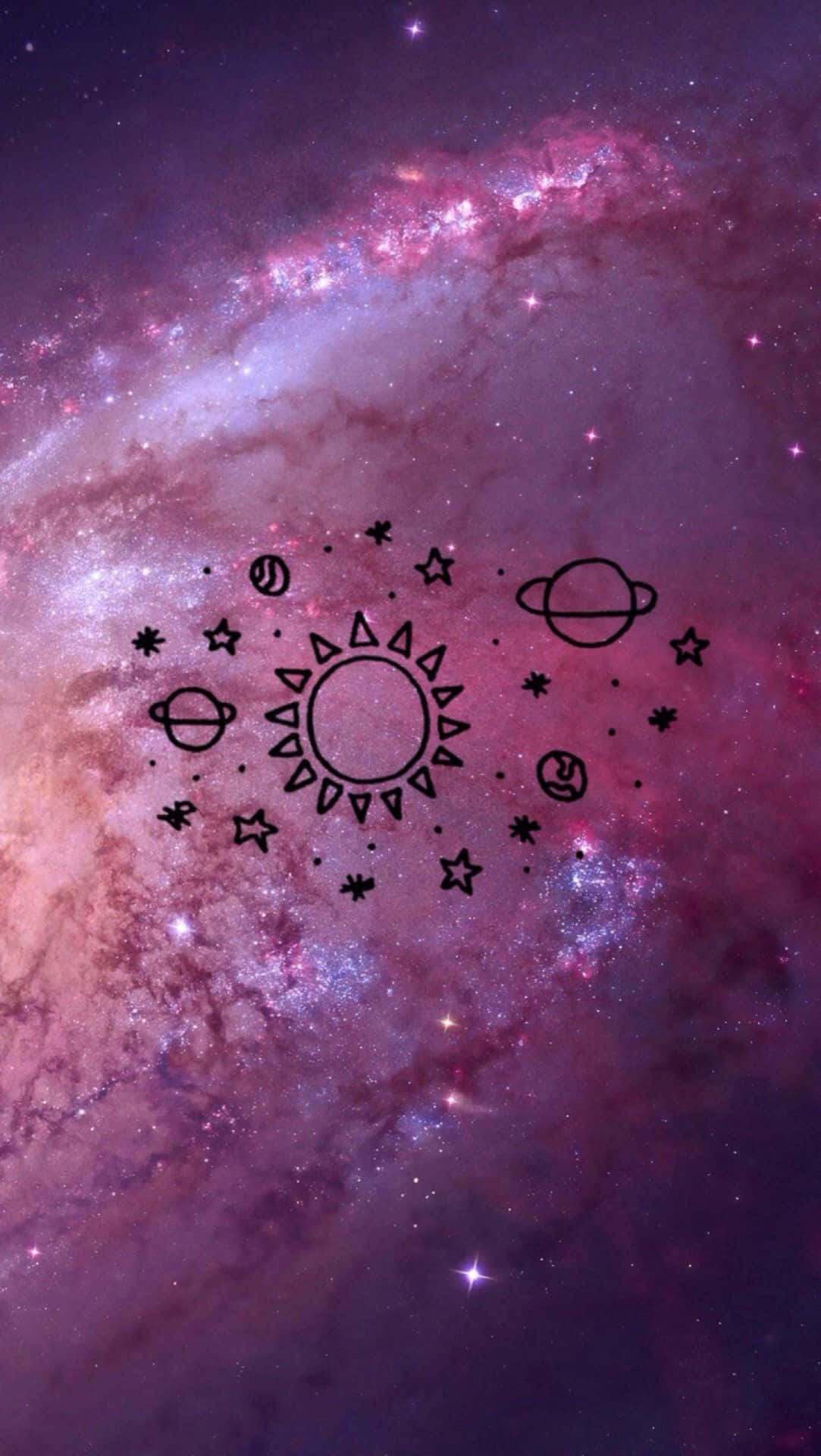 神秘的な美しさに満ちた宇宙の眺め 壁紙