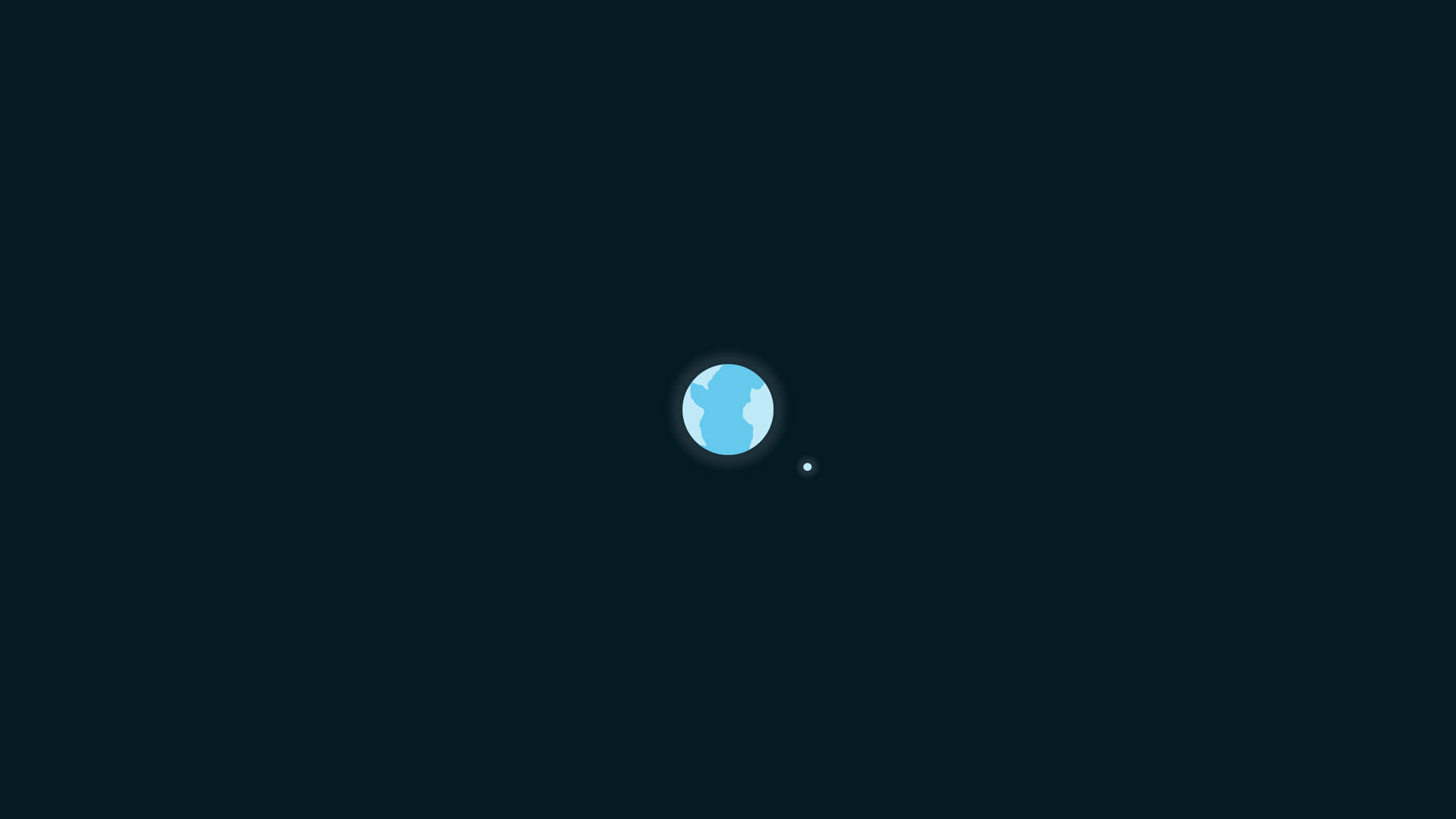 私たちの惑星のシンプルな眺め 壁紙