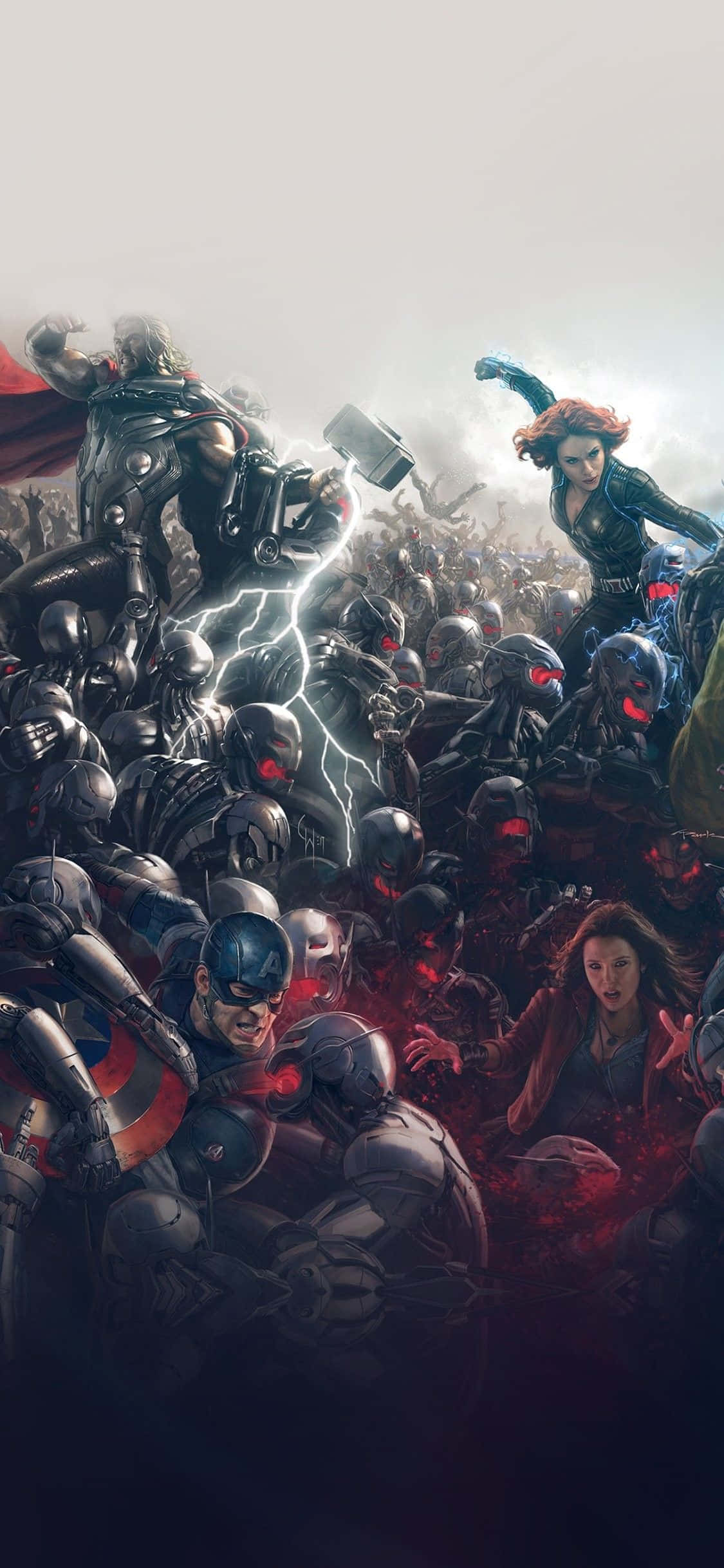 iPhone Xs Marvel's Avengersで究極のパワーレベルに到達 壁紙