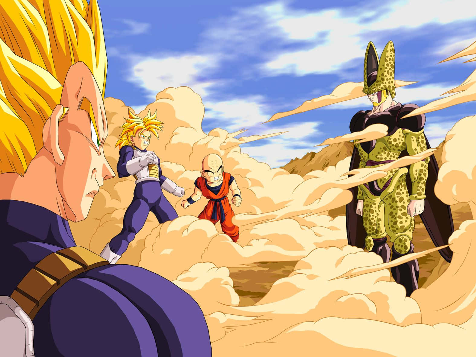 究極の決戦：ドラゴンボールZ 悟空 vs ベジータ 壁紙