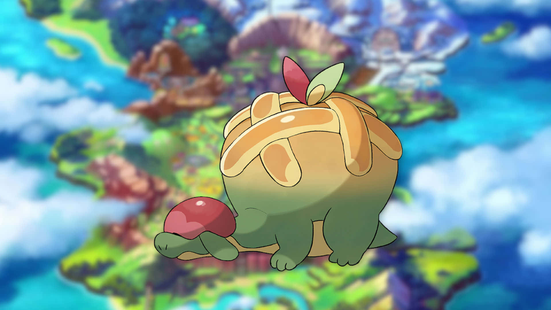 空飛ぶポケモン・アップリュー 壁紙