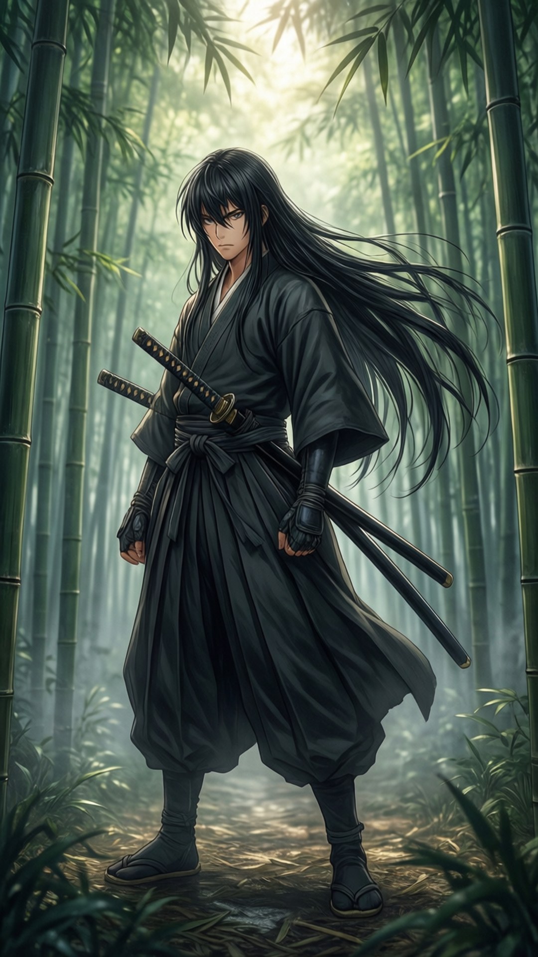 竹の侍 壁紙