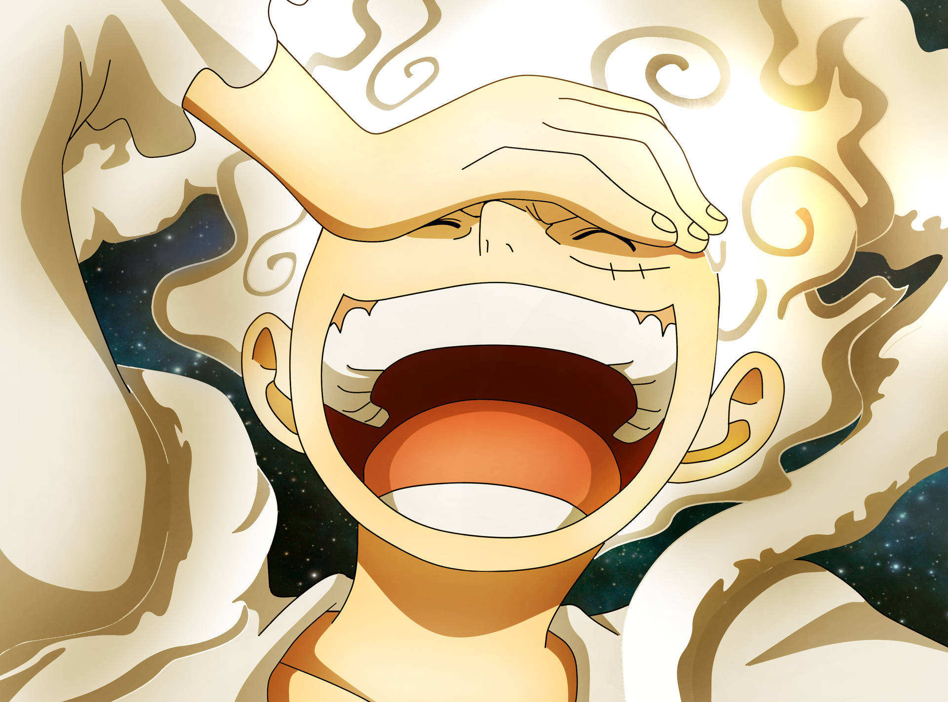笑うジョイボーイ・ルフィ — ルフィ 壁紙