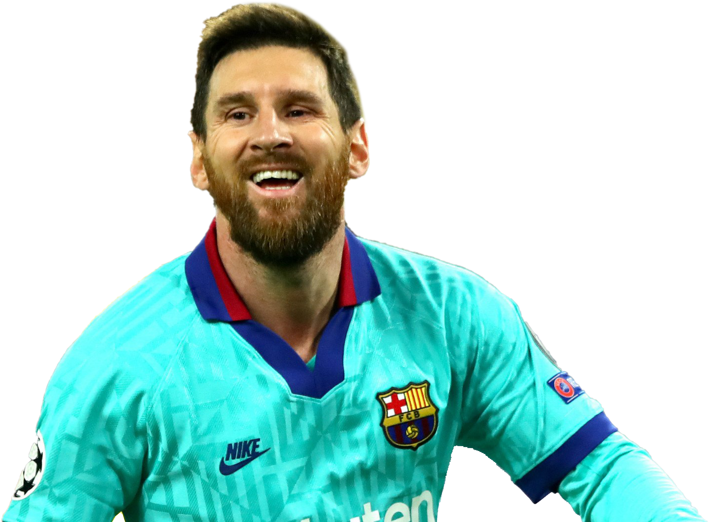 笑顔のサッカースター・メッシ 壁紙