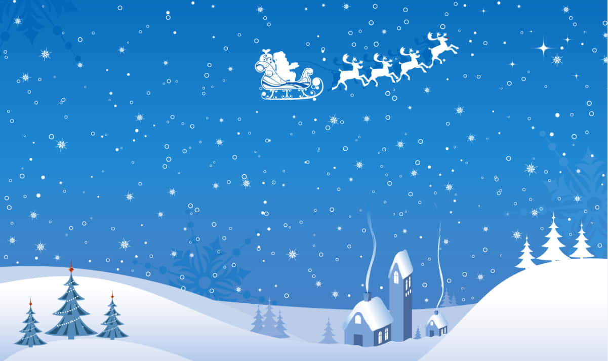 笑顔の雪だるまと可愛いテディベアがクリスマスを祝う 壁紙