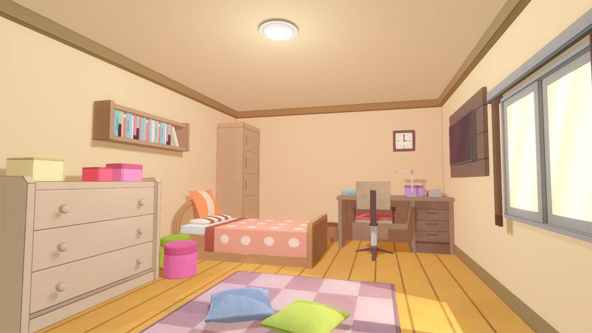 素敵なアニメ部屋 壁紙