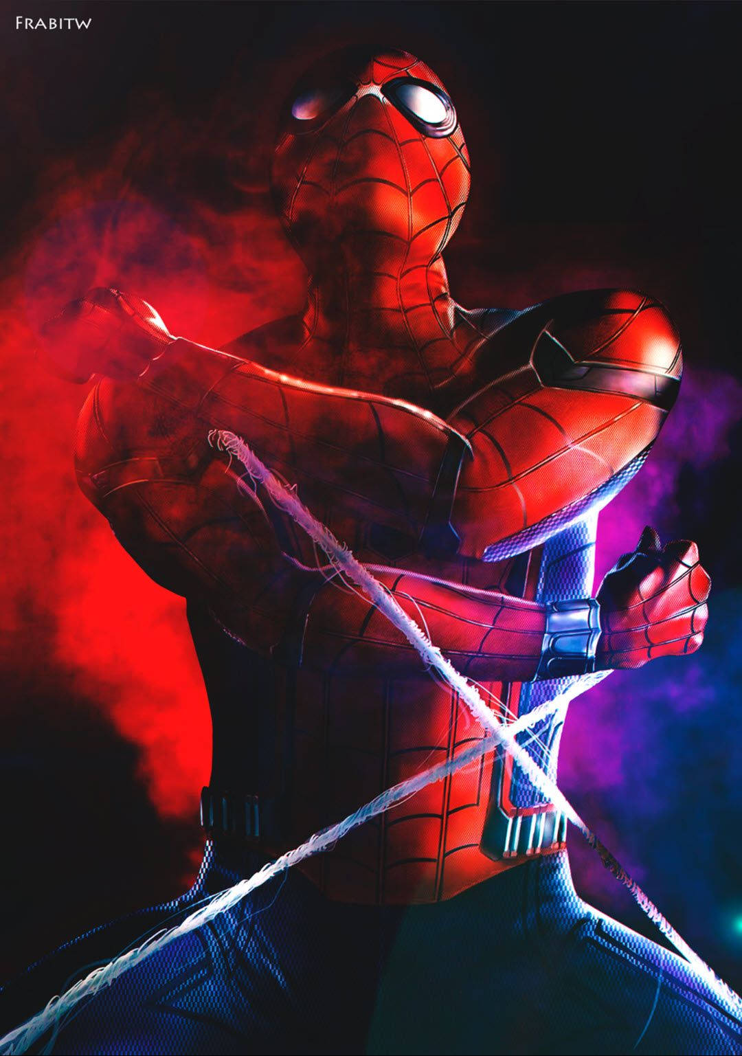 スパイダーマンの美しいデジタルアート壁紙