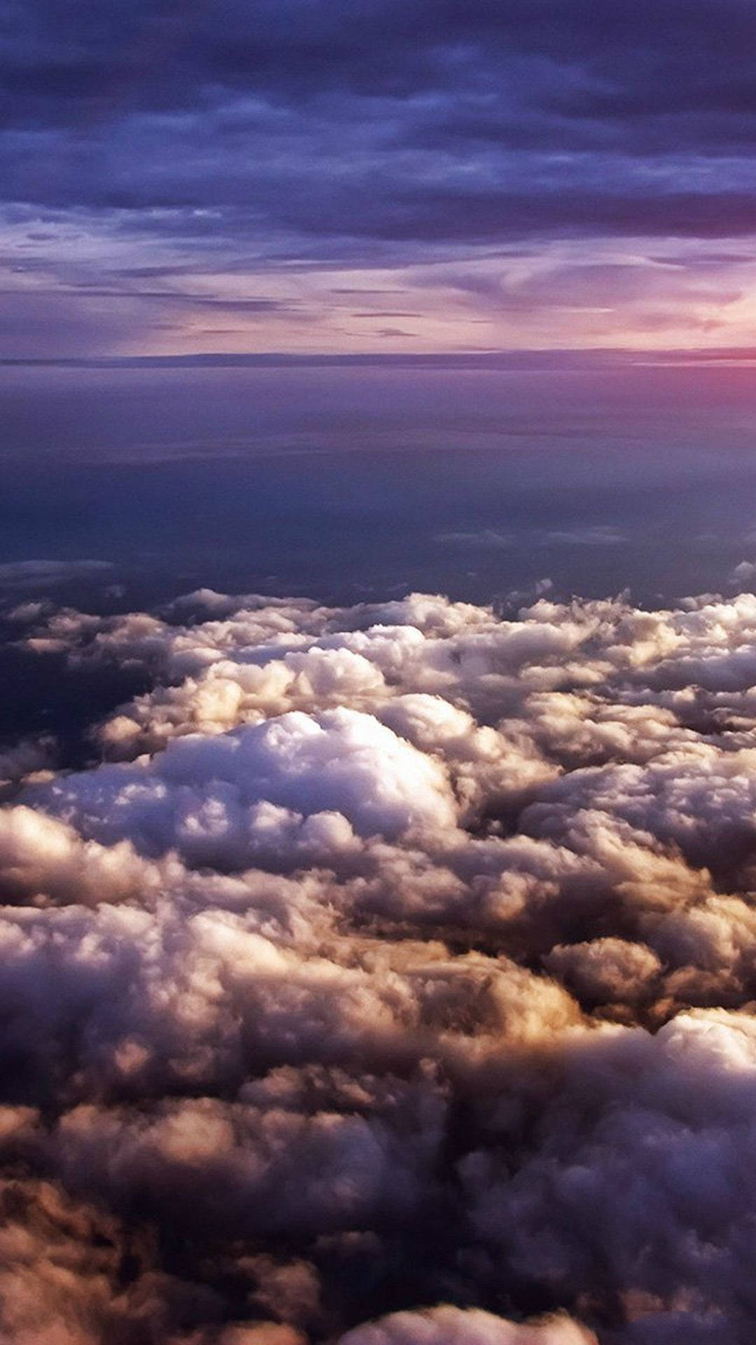 紫雲の空景 壁紙