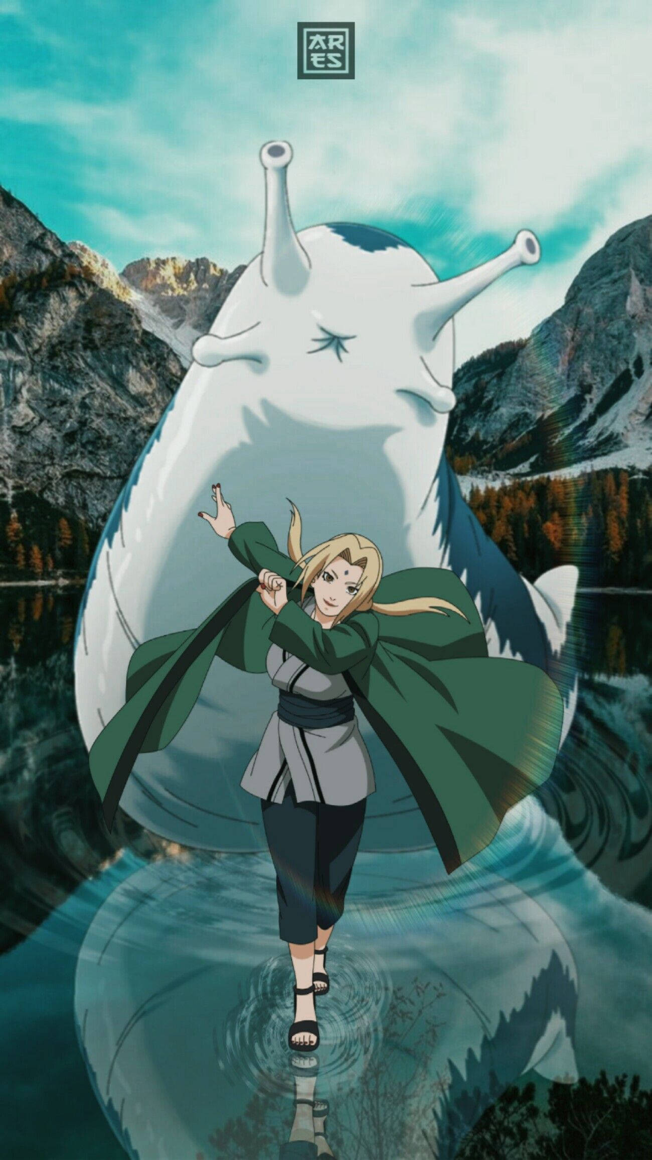 綱手とカツユ 壁紙