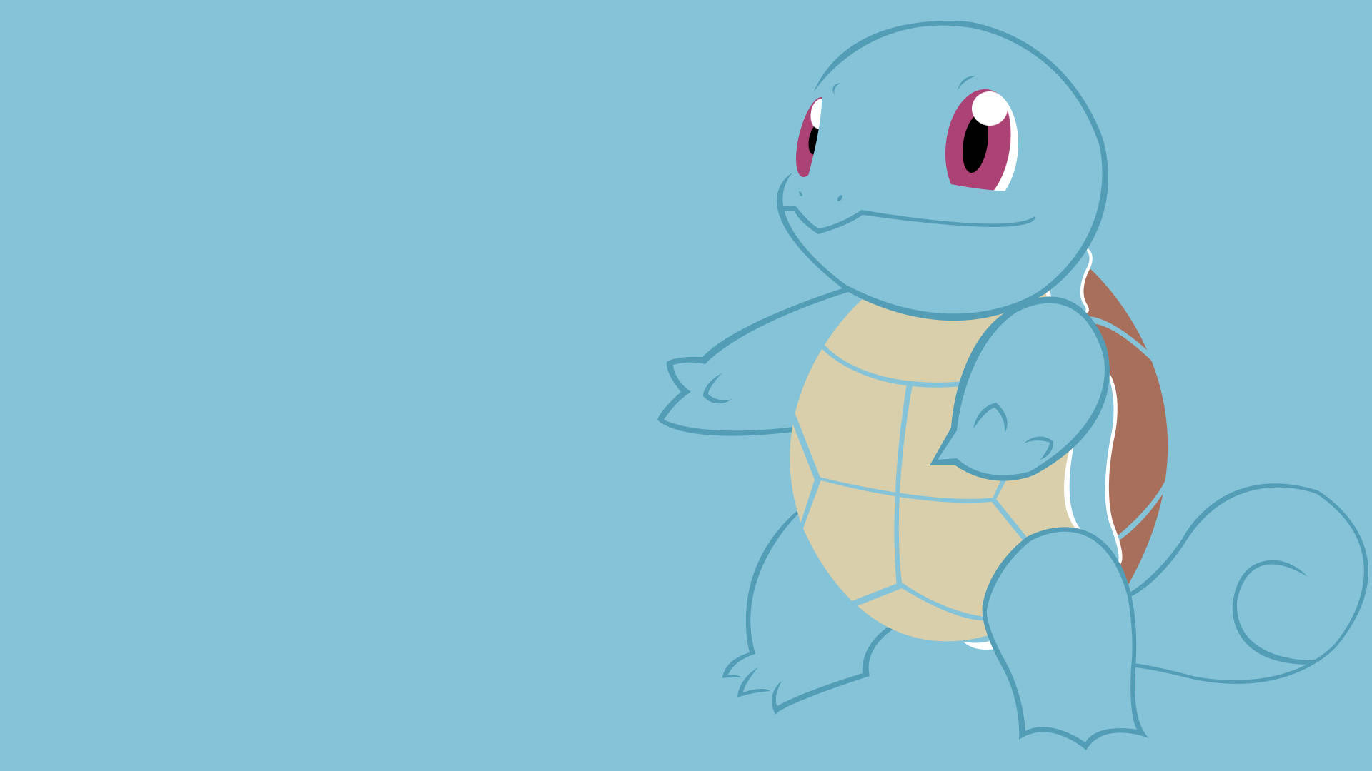 緑のゼニガメ クールなポケモン 壁紙
