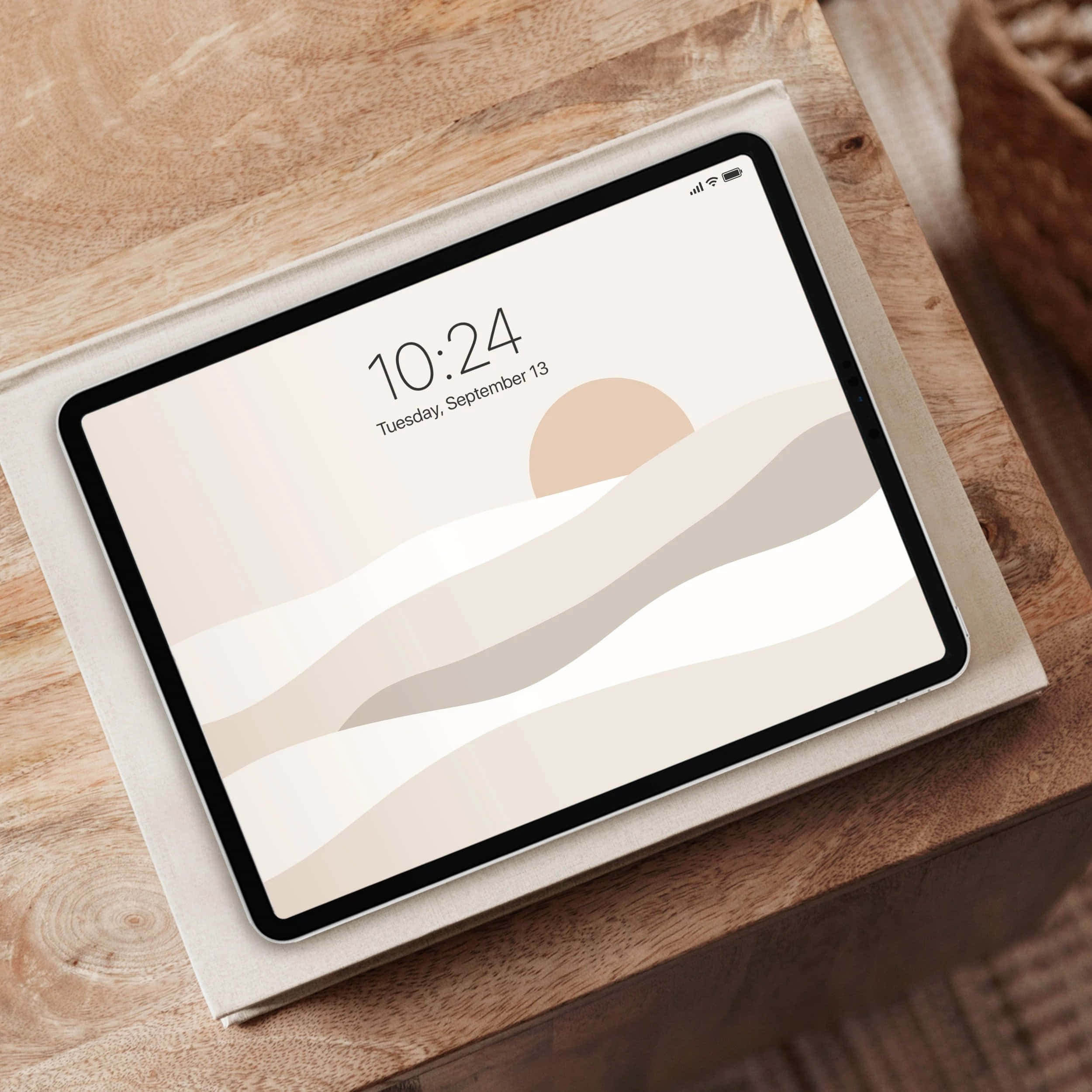 "美しいiPadで創造性を保ちましょう。" 壁紙