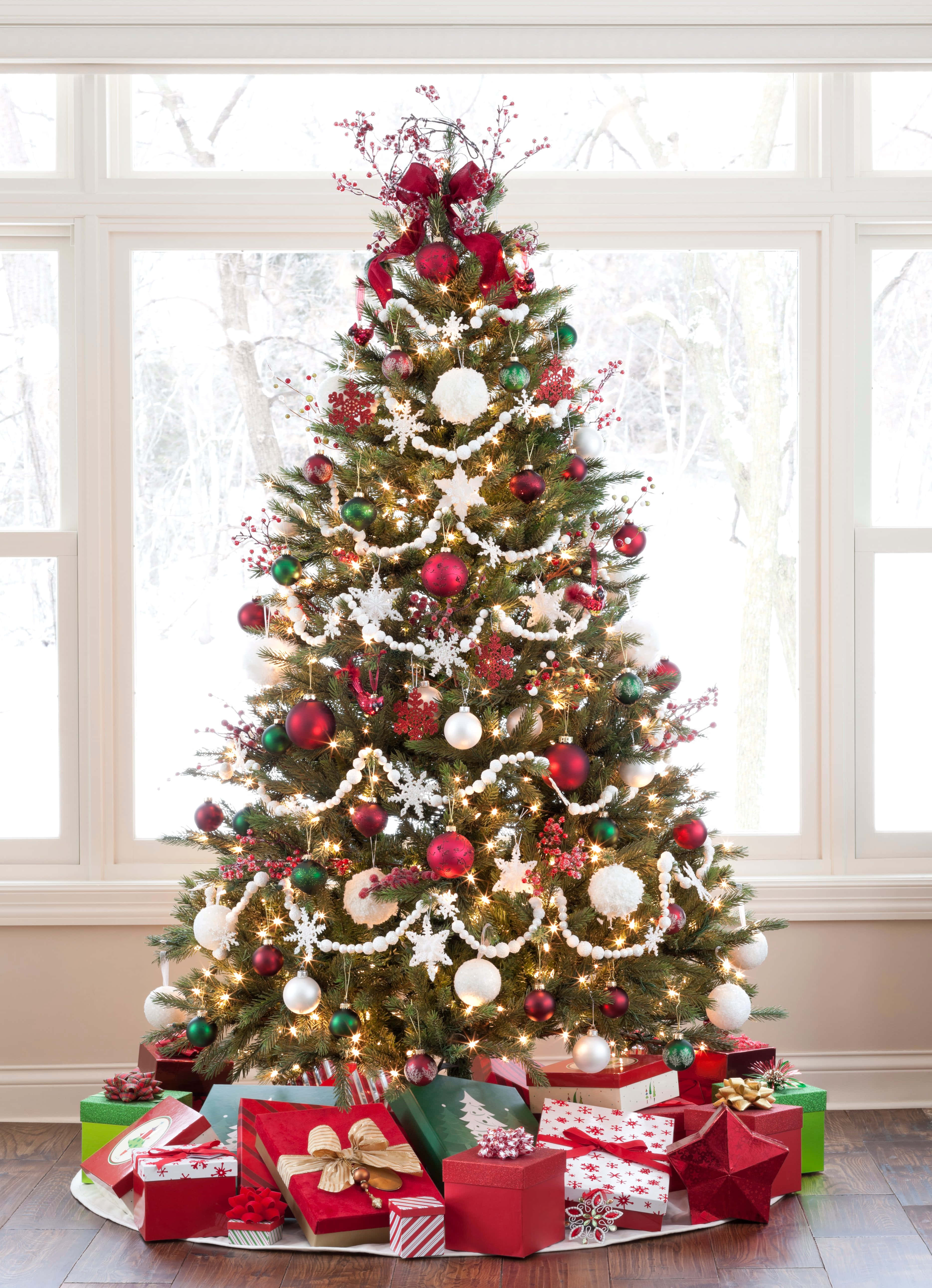 美しいクリスマスでホリデーシーズンを祝う 壁紙