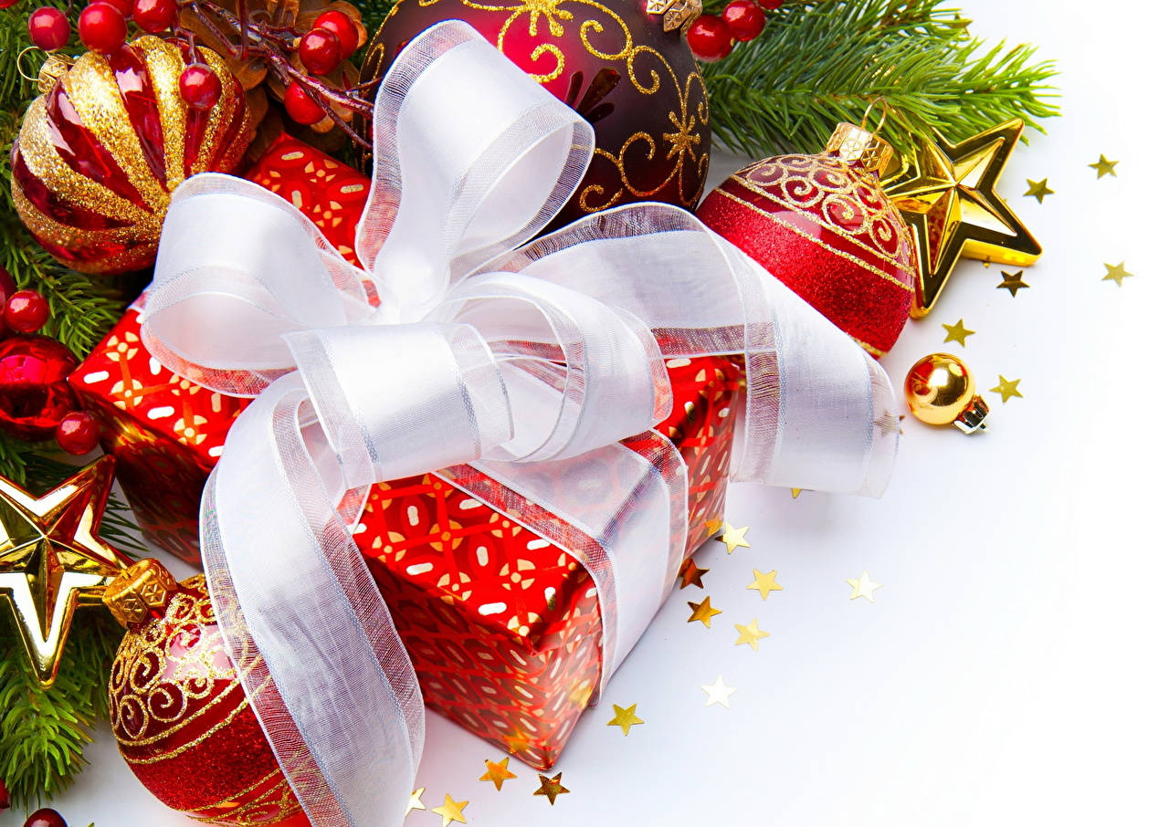 美しいクリスマスプレゼント 壁紙