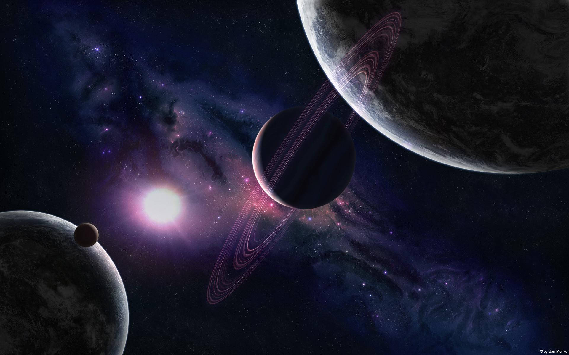 美しい惑星のノートパソコン壁紙