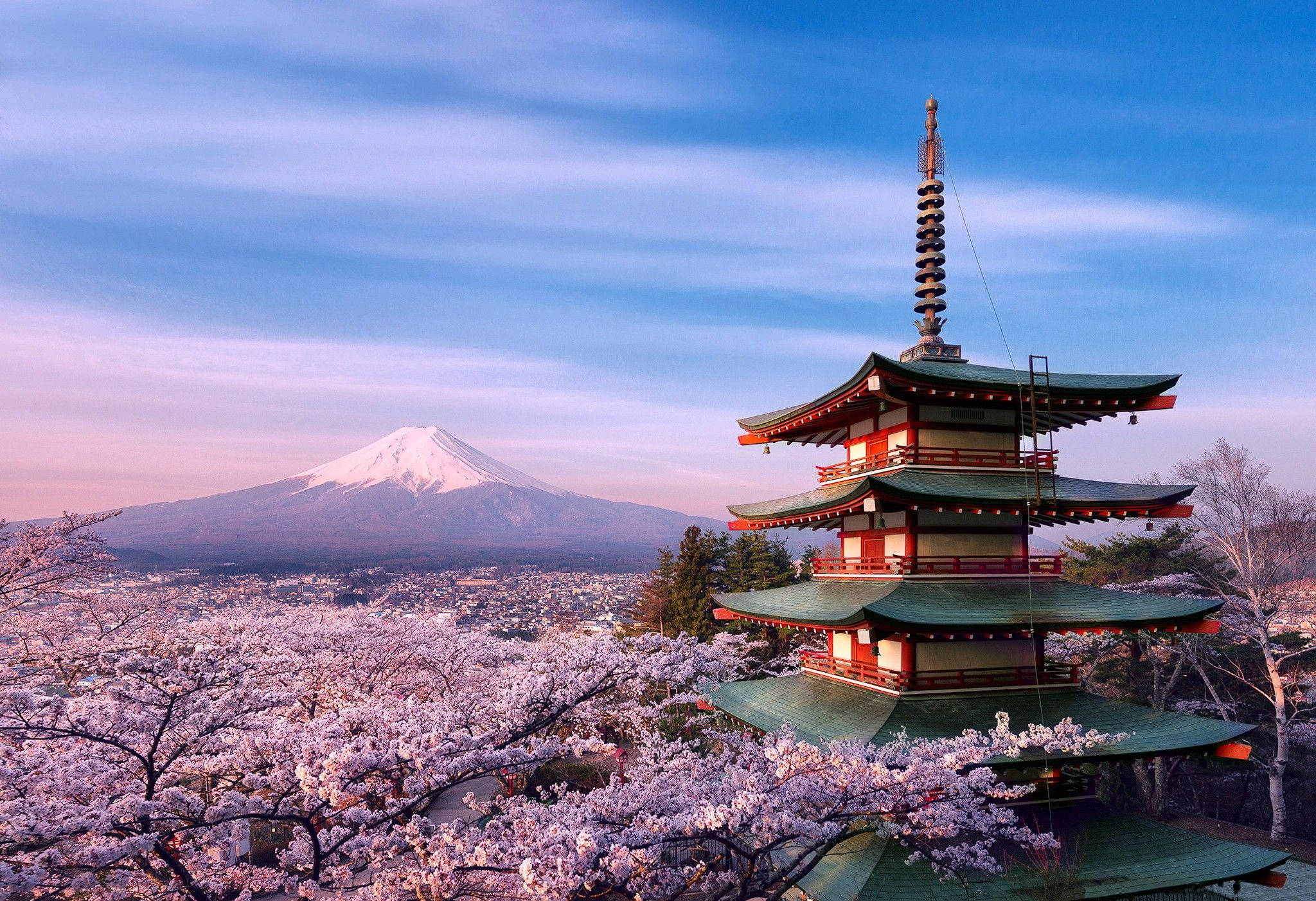美しい日本の桜景色を楽しむ 壁紙