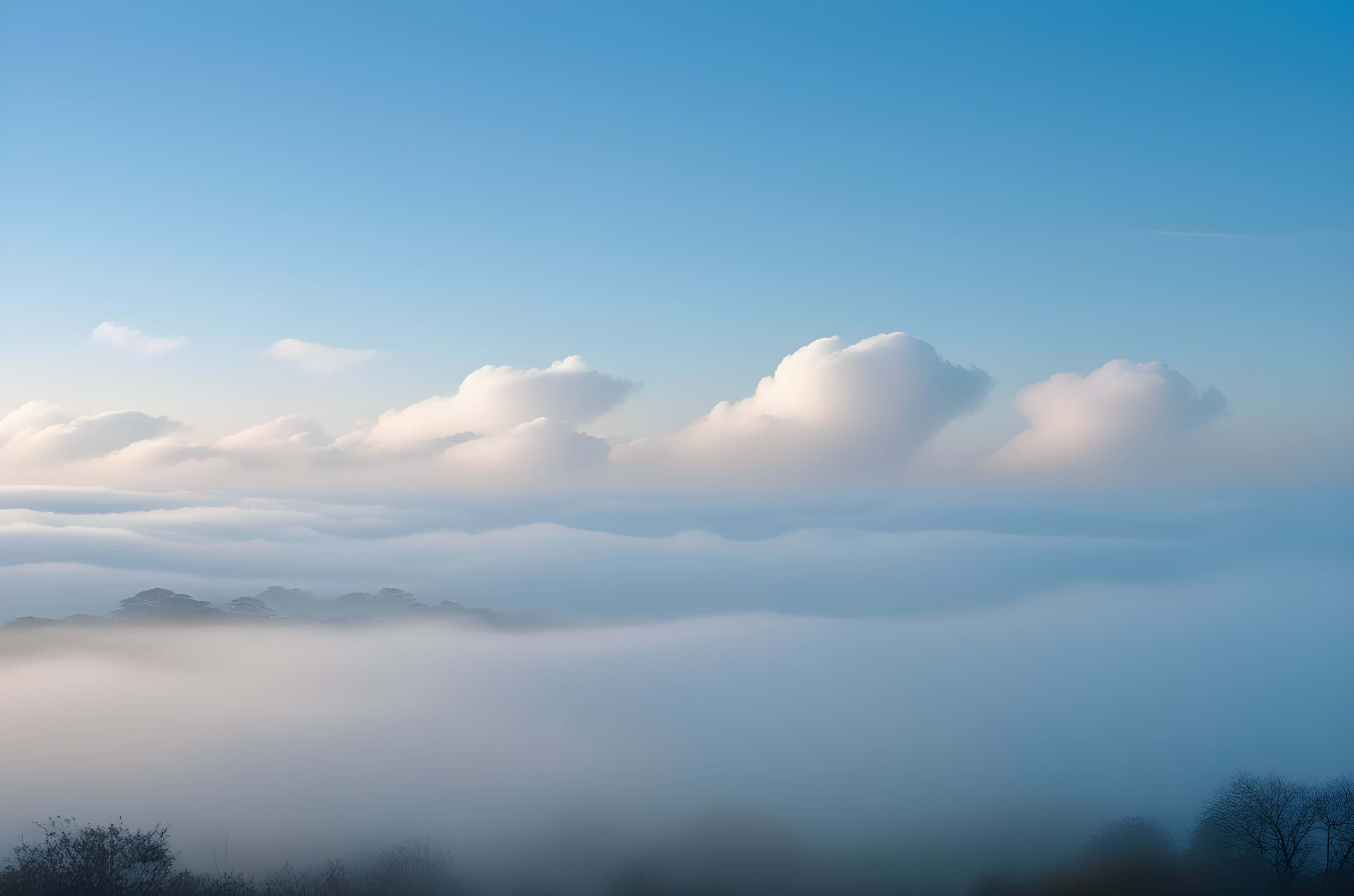 美しい空と自然の景色 壁紙