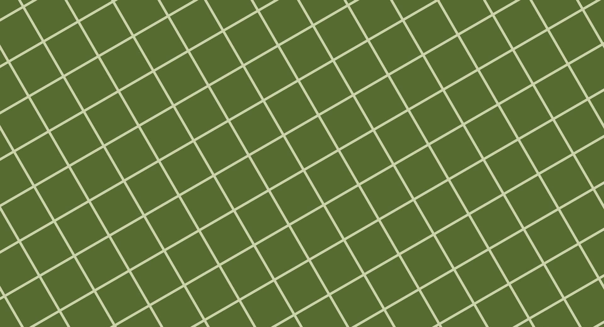 美しい緑の斜めグリッド線の画像 壁紙