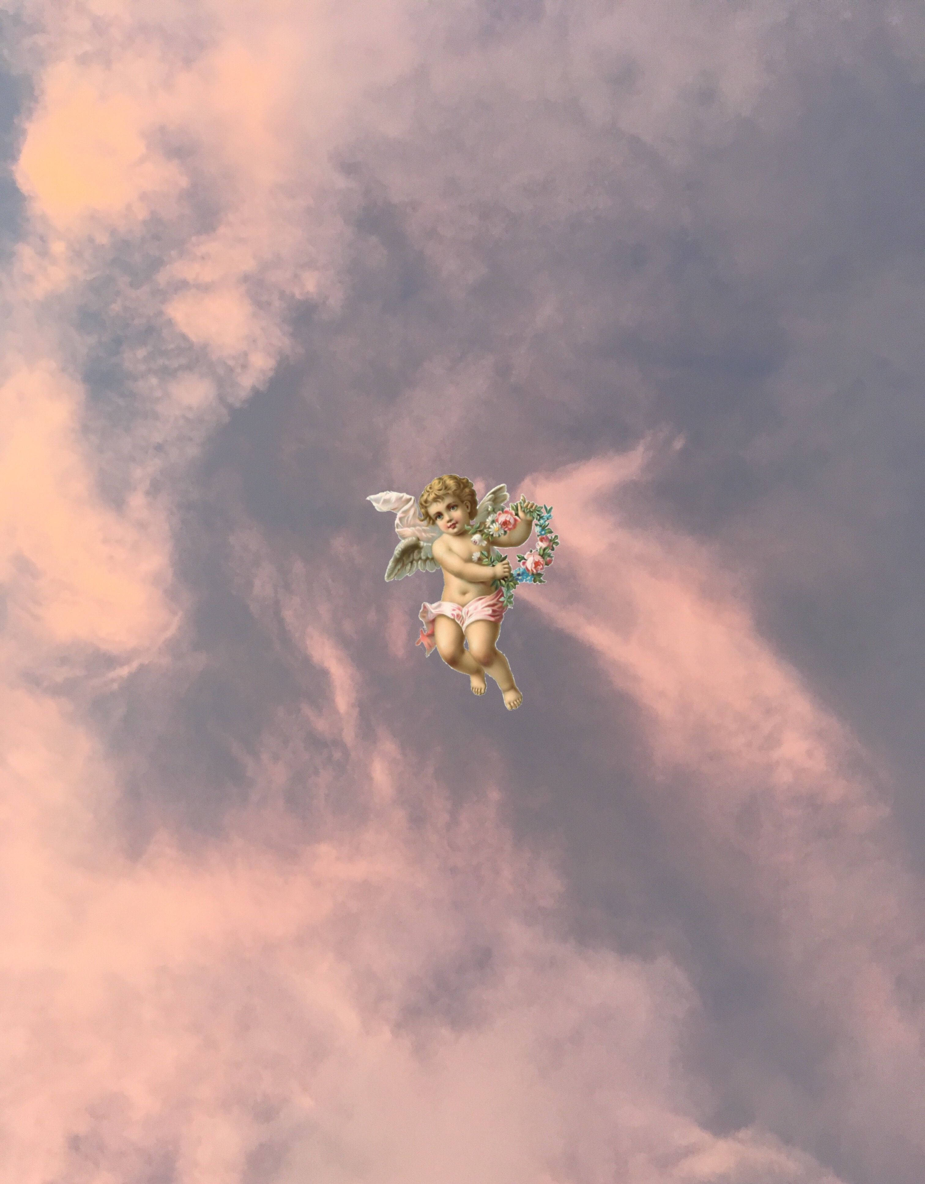 美しい芸術の智天使 壁紙