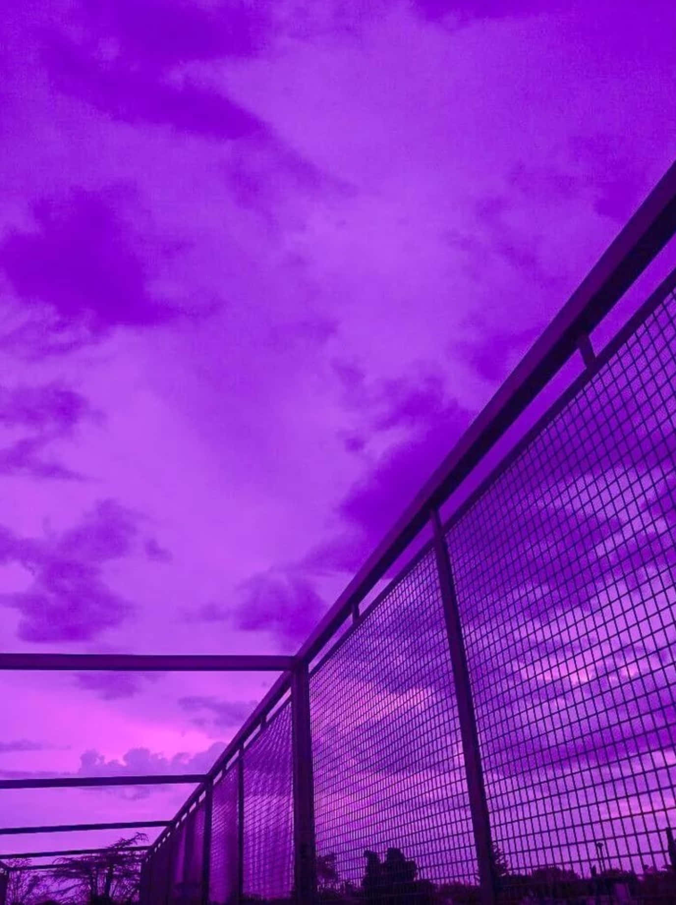 美しい青空と白い雲 壁紙