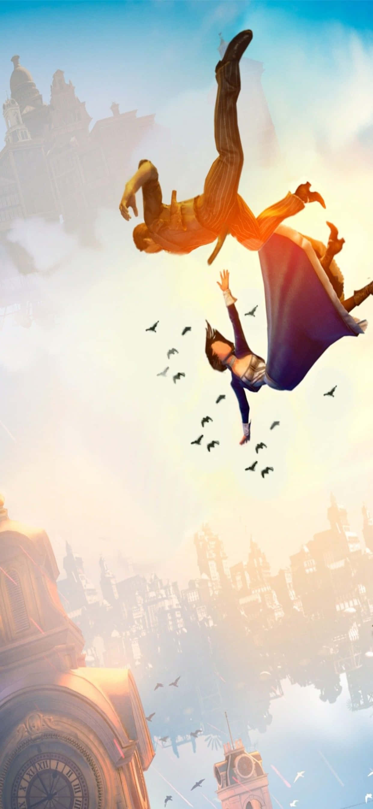 美的アニメーション iPhone Xs Max Bioshock Infinite 背景 壁紙