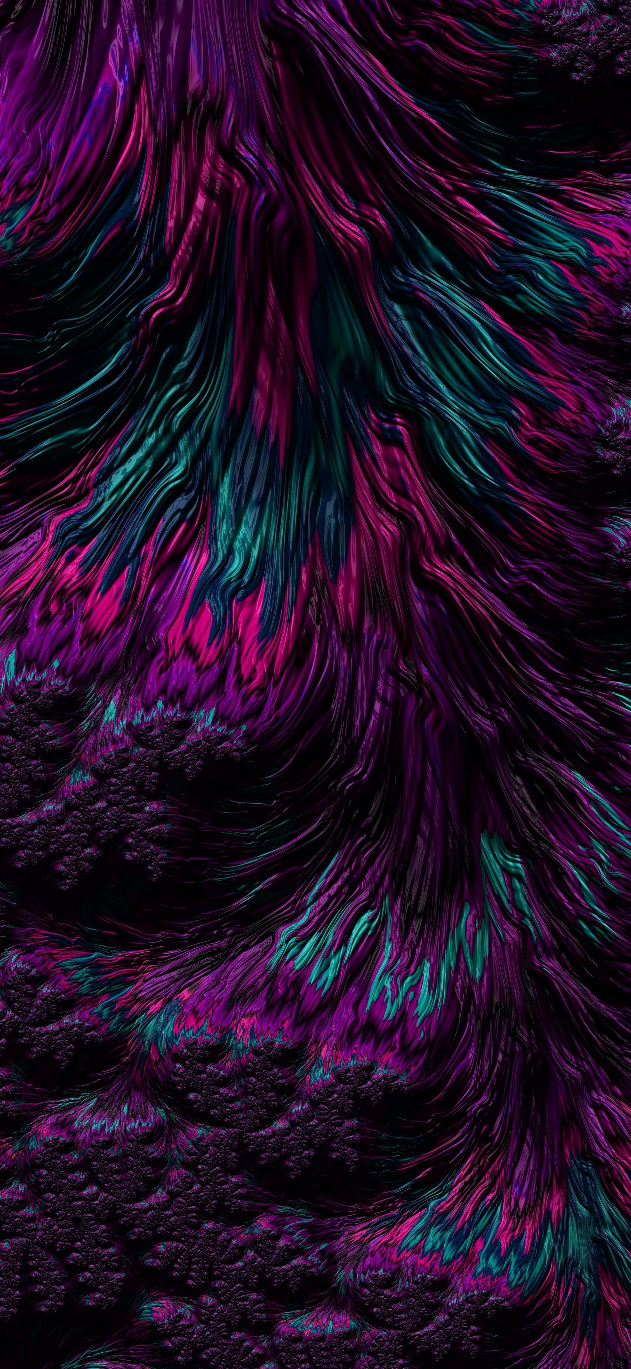 美的抽象ダークパープルiPhone背景 壁紙