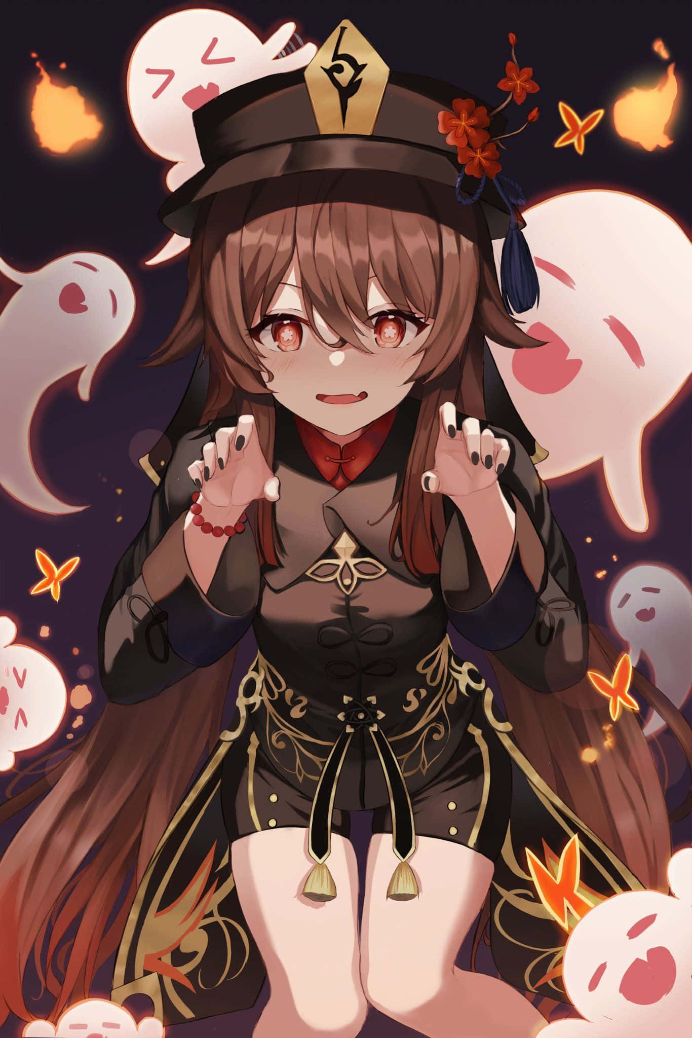胡桃おばけドッキリPFP 壁紙