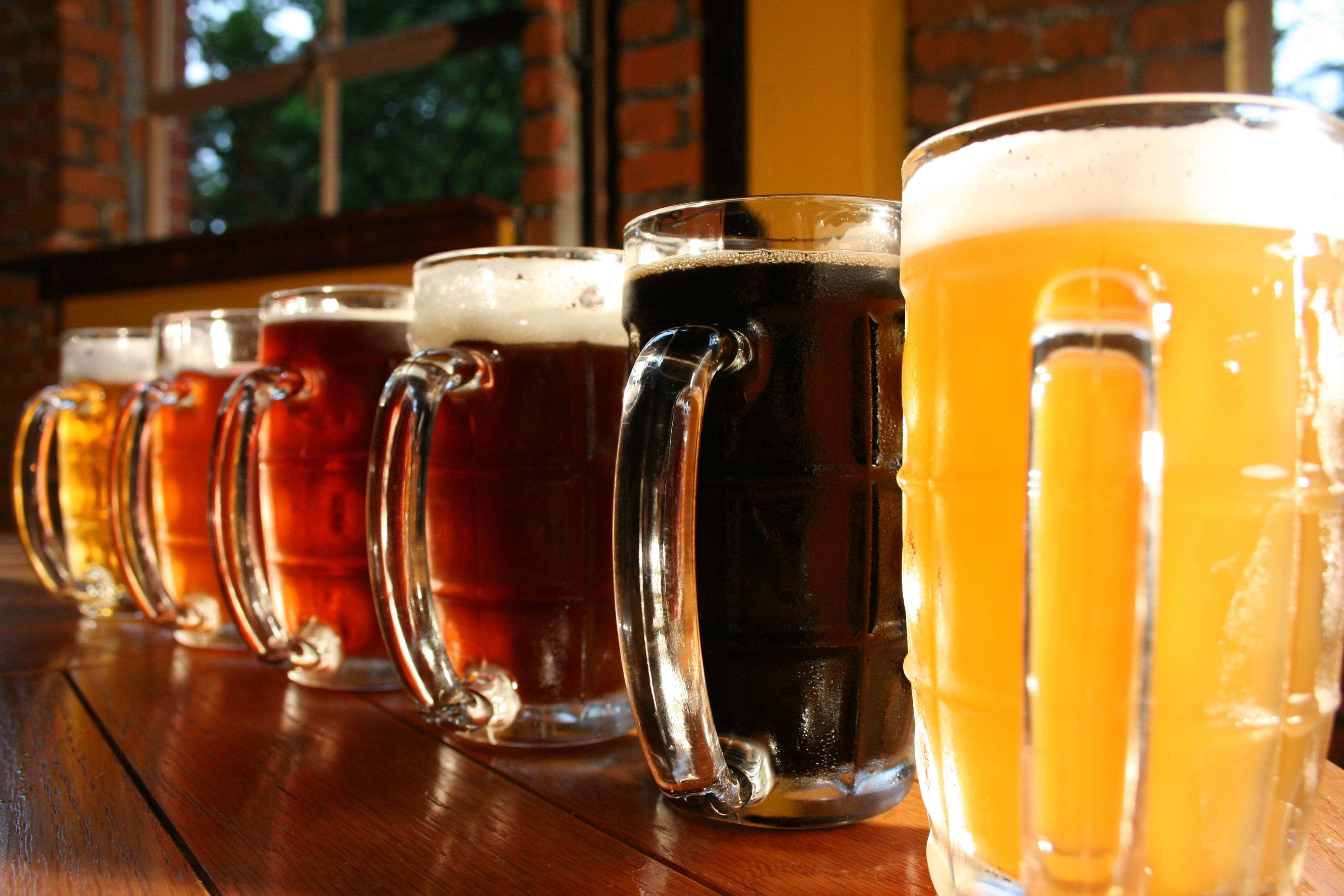 良い仲間と美味しいビールで乾杯！ 壁紙